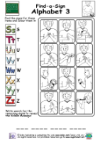 Resource Find-A-Sign - Alphabet 3