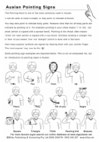 Cover image for Auslan Pointing Signs