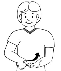 Sign for hand ball