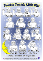Cover image for Twinkle Twinkle Little Star (Colour)