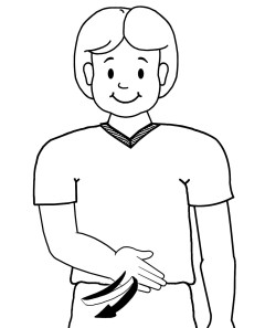 Sign for table tennis
