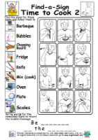 Resource Find-A-Sign - Time to Cook 2