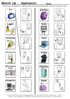 Resource Match Up - Appliances