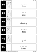 Resource Farm Animals Worksheet: Alphabet