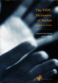 Cover image for The VSDC Dictionary of Auslan (English to Auslan)