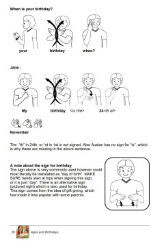 Sample image for Auslan Children's Picture Dictionary - Volume 3