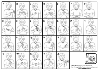 Resource Alphabet Quick Reference Sheet (Auslan/BSL/NZSL)