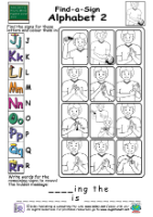 Cover image for Find-A-Sign - Alphabet 2