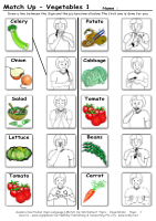 Cover image for Match Up - Vegetables 1