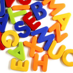 Photo of alphabet