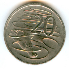 Photo of twenty cents