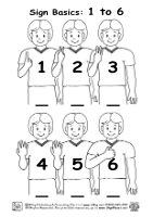 Cover image for Sign Basics: 1 to 6