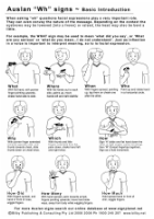 Resource Auslan "Wh" signs