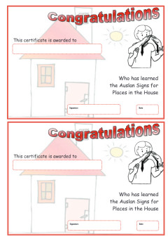 Cover image for Certificate: In The House