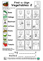 Cover image for Find-A-Sign - Vegetables 2