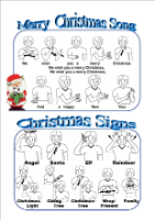 Resource Christmas Page: Song and Signs (color)