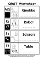 Resource QRST Worksheet