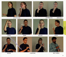 Sample image for The Auslan Phrase Book - A Reference to Workplace Auslan Signs