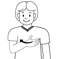 Sign for breast feed