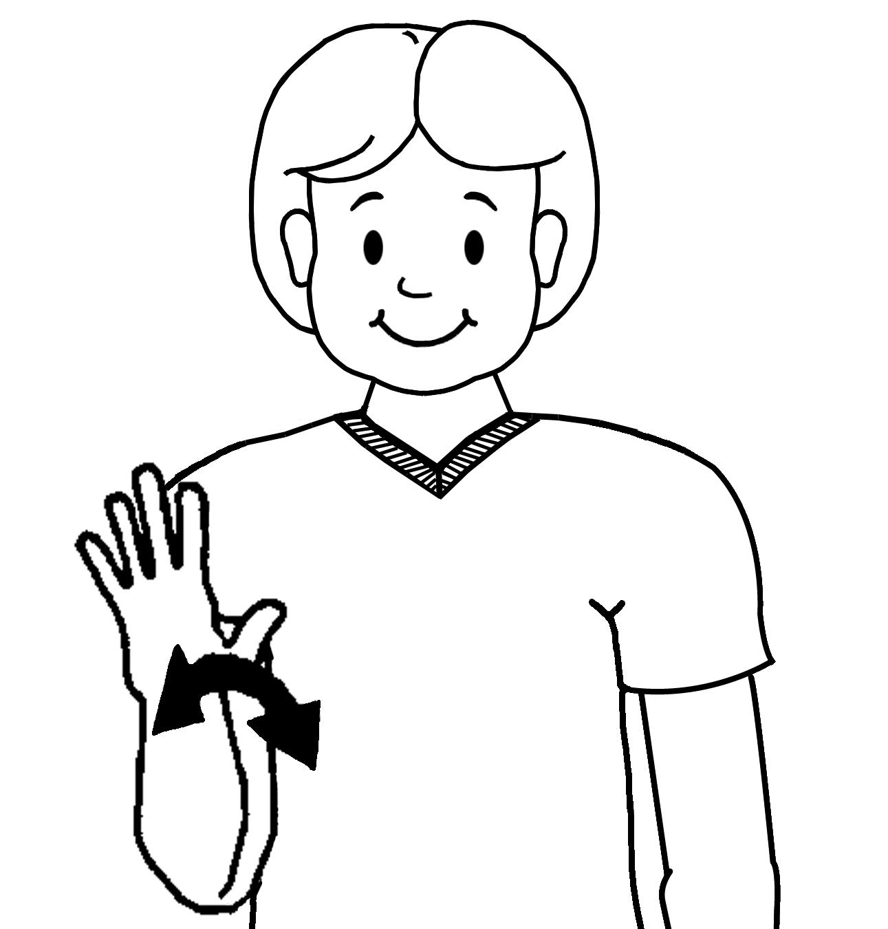 Learning 'Hello' in Auslan